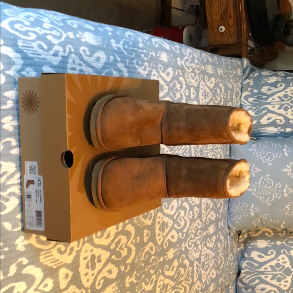 Classic short ugg boots chestnut color